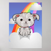 Puppy en regenboog poster (Voorkant)