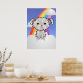 Puppy en regenboog poster (Keuken)