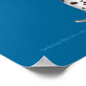 Puppy en Roos Kinder Zaal Gepersonaliseerd Poster (Hoek)