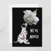 Puppy en Roos nieuw adres Briefkaart (Voorkant / Achterkant)