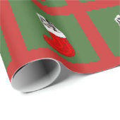 Puppy en socket cadeaupapier (Rol Hoek)