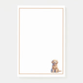 Puppy en vlinders post-it® notes (Voorkant)