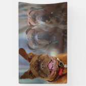 Puppy en vrienden spandoek (Verticaal)