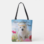 Puppy Engel  Tote Bag (Achterkant)