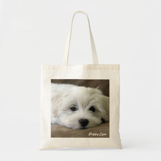 Puppy Eyes Tote Bag (Voorkant)