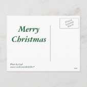 Puppy Feestdagenkaart (Achterkant)