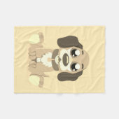 Puppy Fleece Baby Blanket (Voorkant (Horizontaal))