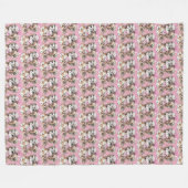 Puppy Fleece Blanket Deken (Voorkant (Horizontaal))