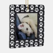 Puppy foto van Paw Keramisch Ornament (Rechts)