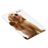 Puppy foto Voeg naam toe 4 x 6 Koelkast Magneet (Rechterzijde)