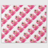 Puppy french bulldog disguised cadeaupapier (Vlak)