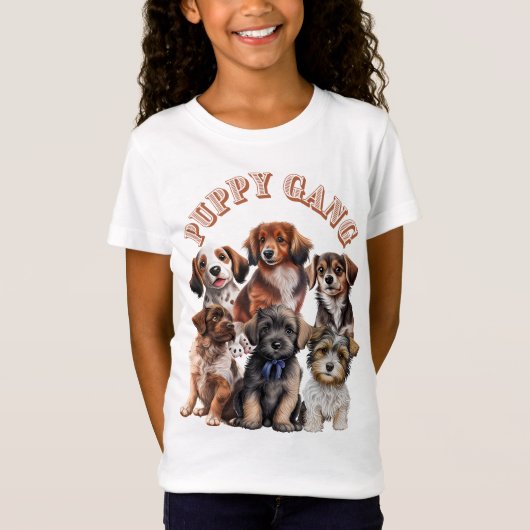 Puppy Gang T-shirt (Voorkant)