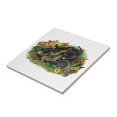 Puppy Garden Tegeltje (Zijkant)