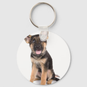 puppy German herder Sleutelhanger