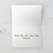 Puppy-gevuld Opslaand Kerstkaart Feestdagen Kaart (Binnen)