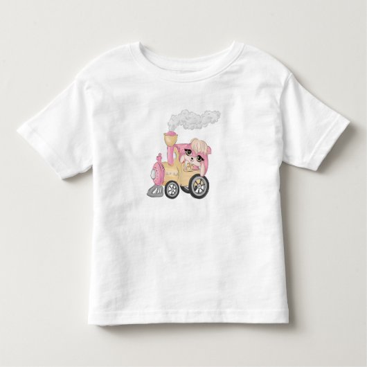 Puppy Girl Birthday Kinder Shirts (Voorkant)