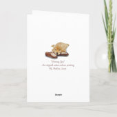 Puppy Golden Retriever droevige hond die je mist Kaart (Achterkant)