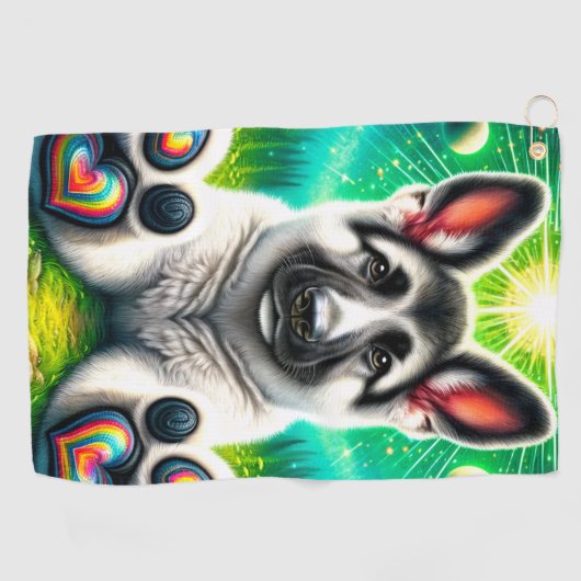 Puppy Golfhanddoek (Horizontaal)