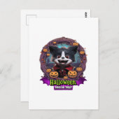 Puppy Halloween kostuum Briefkaart (Voorkant / Achterkant)