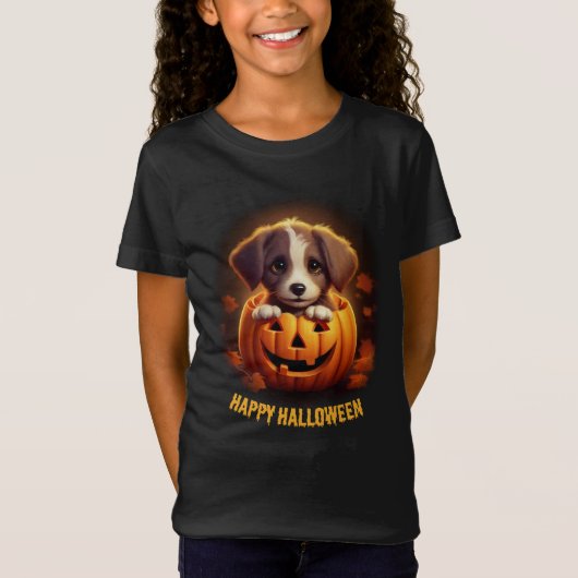 Puppy Halloween T-shirt (Voorkant)
