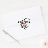 Puppy Hart Sticker (Envelop)