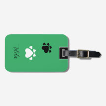 Puppy Heart Paws Monogrammed