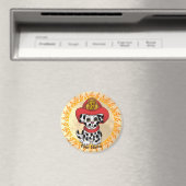 Puppy Hond Brandweerman  Magneet (Insitu (Vaatwasser))