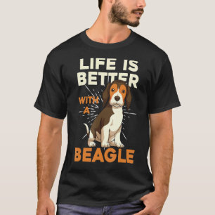 Puppy Hond Eigenaar Dier Huisdier Eigenaar Beagle T-shirt