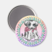 Puppy Hond Magneet (Voorkant / Achterkant)