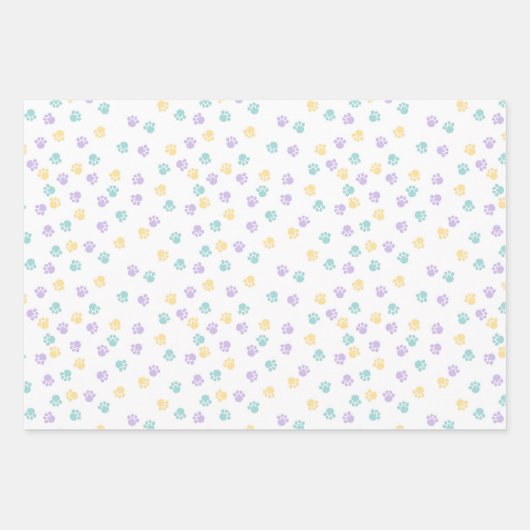 Puppy hond pawty partij thema inpakpapier vel (Voorkant 3)