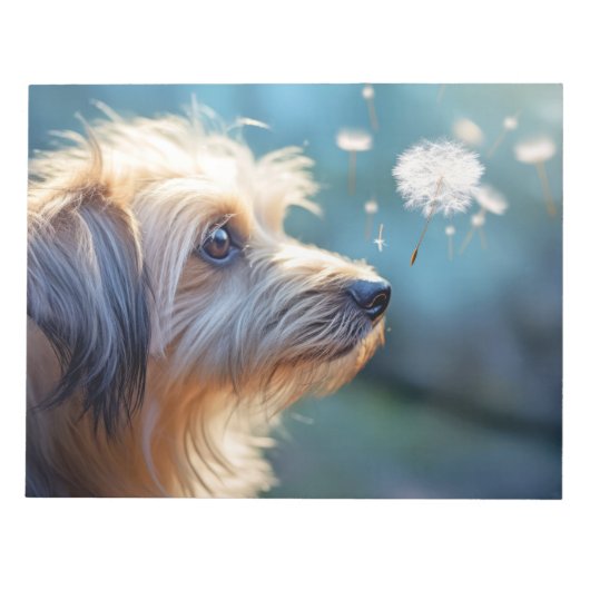 Puppy Hond Pet Dier Tranquil Vredig Notitieblok (Voorkant)