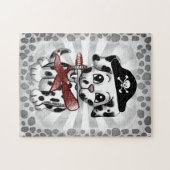 Puppy Hond Piraat legpuzzel (Horizontaal)
