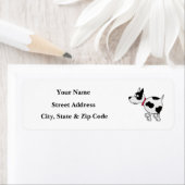 Puppy hond retour adreslabels etiket (Insitu)