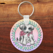 Puppy Hond Sleutelhanger (Voorkant)