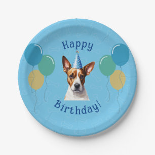 Puppy Hond Verjaardag Papieren Bordje