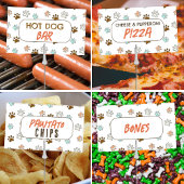 Puppy Hond Verjaardag Snack DIY Printable Labels Poster