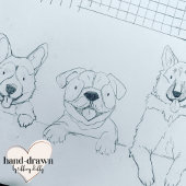 Puppy Hond Verjaardag Voedsel Tafel Bot Appetit Te Poster