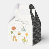 Puppy-honden van Kinderen elke dag van de leeftijd Bedankdoosjes (Achterkant)