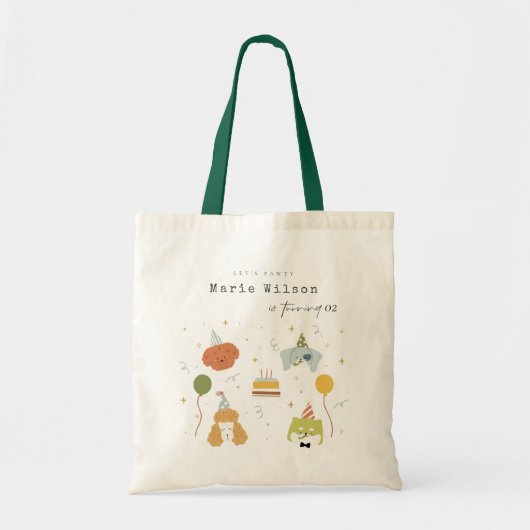 Puppy-honden van Kinderen elke dag van de leeftijd Tote Bag (Voorkant)