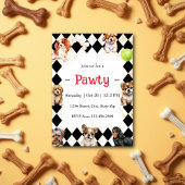 Puppy Hondenfeest Uitnodiging