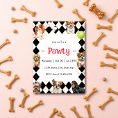 Puppy Hondenfeest Uitnodiging