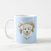 Puppy Hondenhart Blauwe Mok (Links)