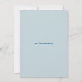 Puppy houdt van cake verjaardagsfeestje uitnodigin kaart (Achterkant)