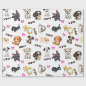 Puppy houdt van inpakpapier (Vlak)