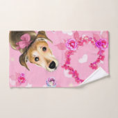 Puppy Huisdier Badhanddoeken Gift Bad Handdoek (Handdoek)