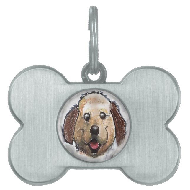 Puppy Huisdieren Naamplaatje (voorkant)