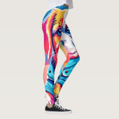 Puppy in blauwe jas ontwerp leggings (Rechts)
