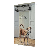 Puppy in de deuropening Mini Klembord (Angled2)