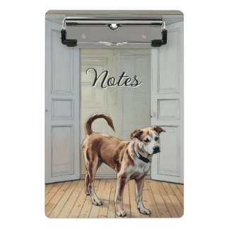 Puppy in de deuropening Mini Klembord