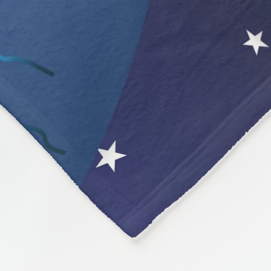 Puppy in de ruimte een buitenaardse met een telesc fleece deken (Hoek)